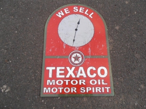 Texaco Service Station Wall Clock