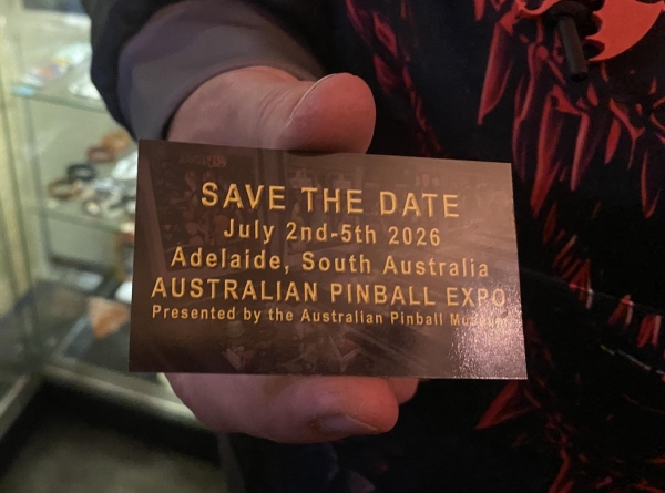 AUSTRALIAN PINBALL EXPO JULY 2nd-5th 2026