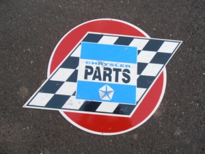 Chevy Bowtie Round Metal Sign